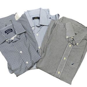 Nautica / Club Room Bundle of 3 Men's Shirts Blue Size Small
